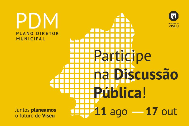 Alteração do Plano Diretor Municipal (PDM) de Viseu entra em Discussão Pública amanhã