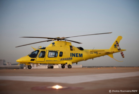 Helicópteros de emergência do INEM de Viseu e Évora sem operação noturna. “Mais uma machadada na coesão nacional”, revela o Presidente da Câmara